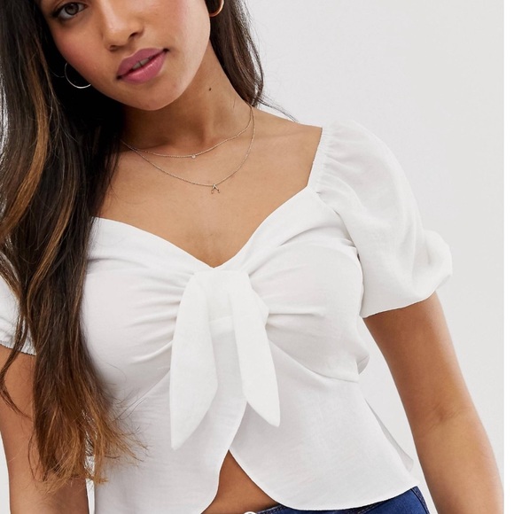 River Island Petite Cream Blouse - Picture 3 of 5